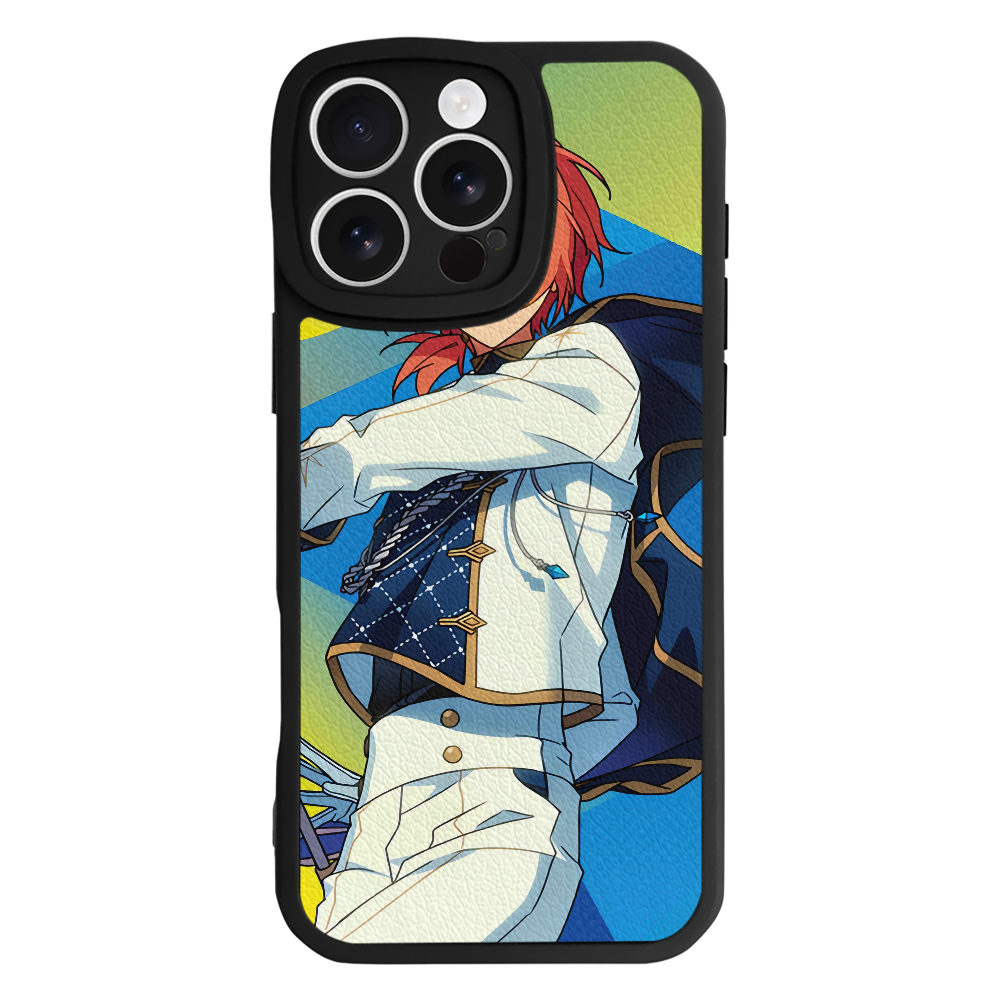 （画像用） あんさんぶるスターズ! Ensemble Stars 【iPhone 16シリーズ対応】シリコンスマホケース（レザー調） 材質：シリコン